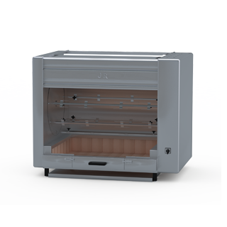 Asador a carbón